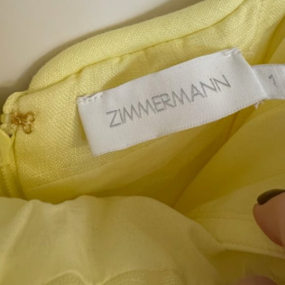 Zimmerman Matchmaker Rose Mini Linen Dress - Picture 6 of 6